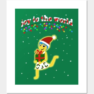 "Joy to the World" - Inside Out Holiday Posters and Art